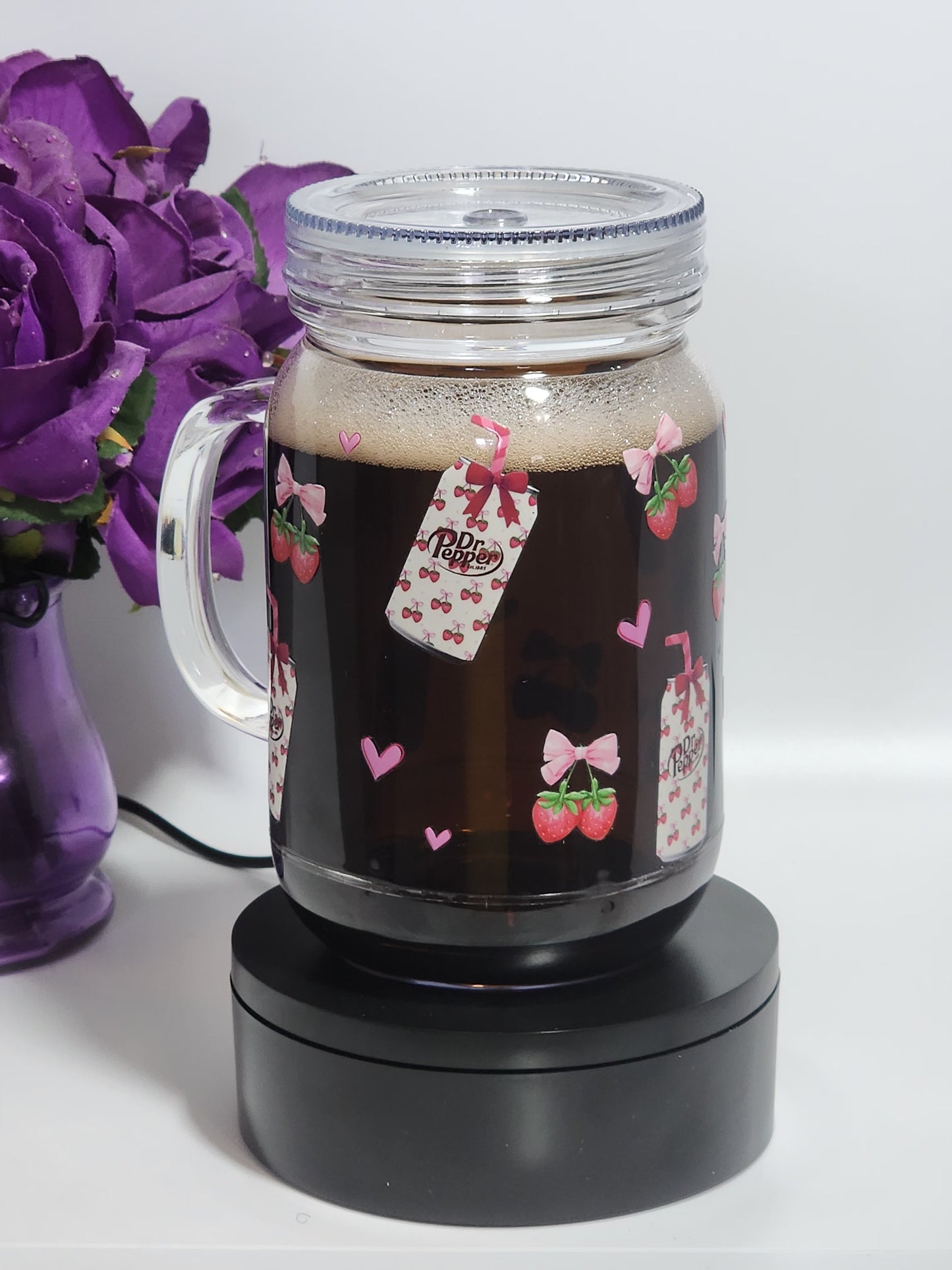 Dr. Pepper Mason Jar