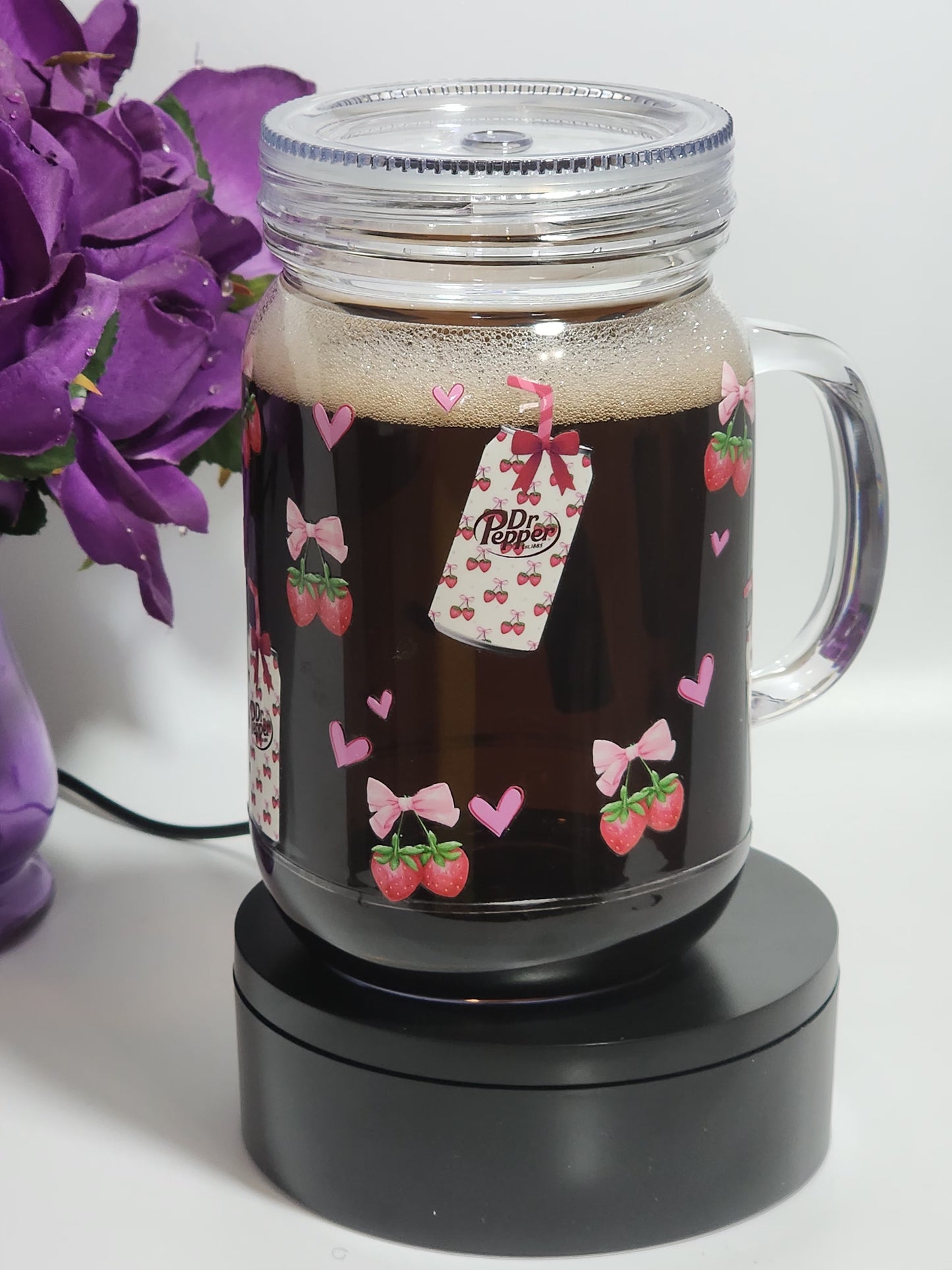 Dr. Pepper Mason Jar