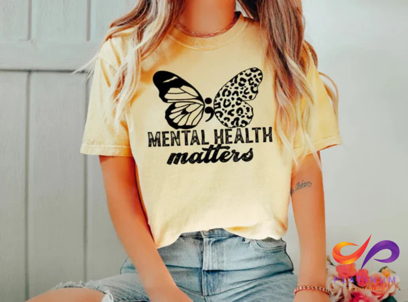 MENTAL HEALTH MATTERS BUTTERFLY