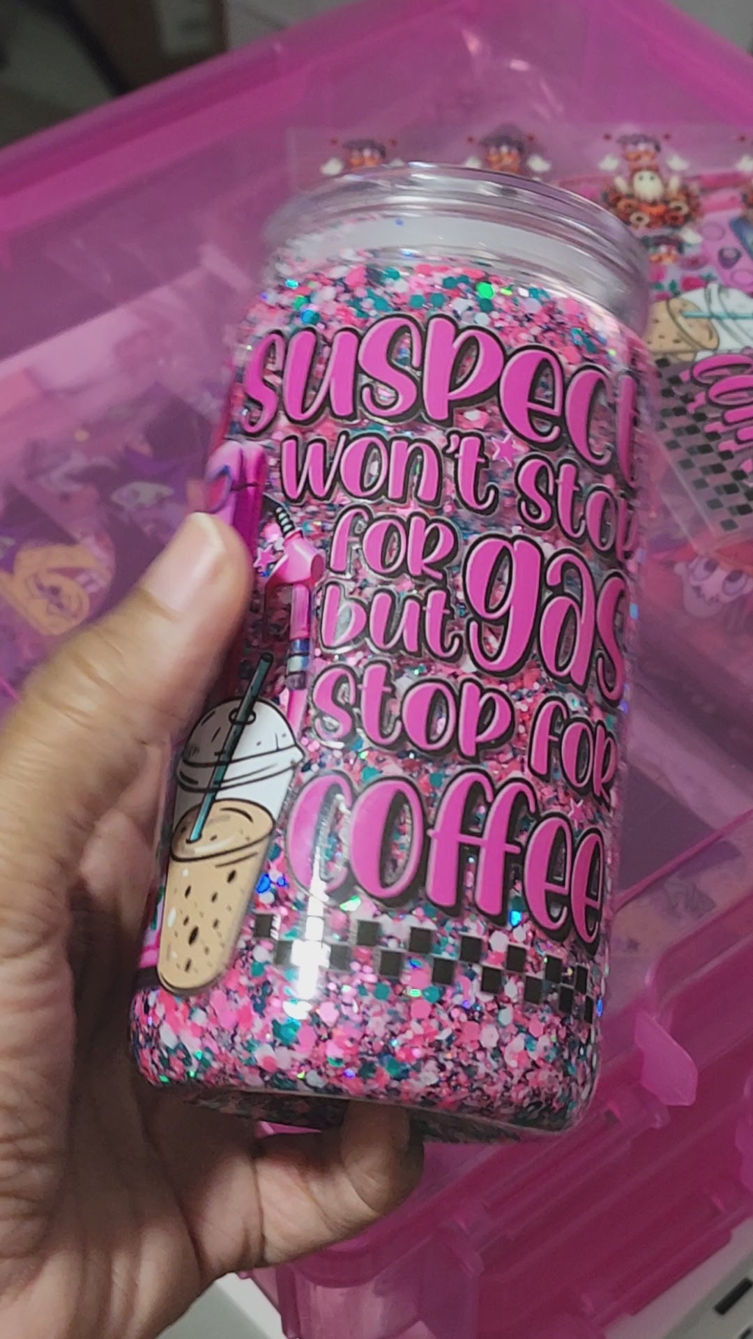 Video of suspect won't stop for gas