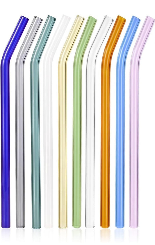 8. Glass Straws