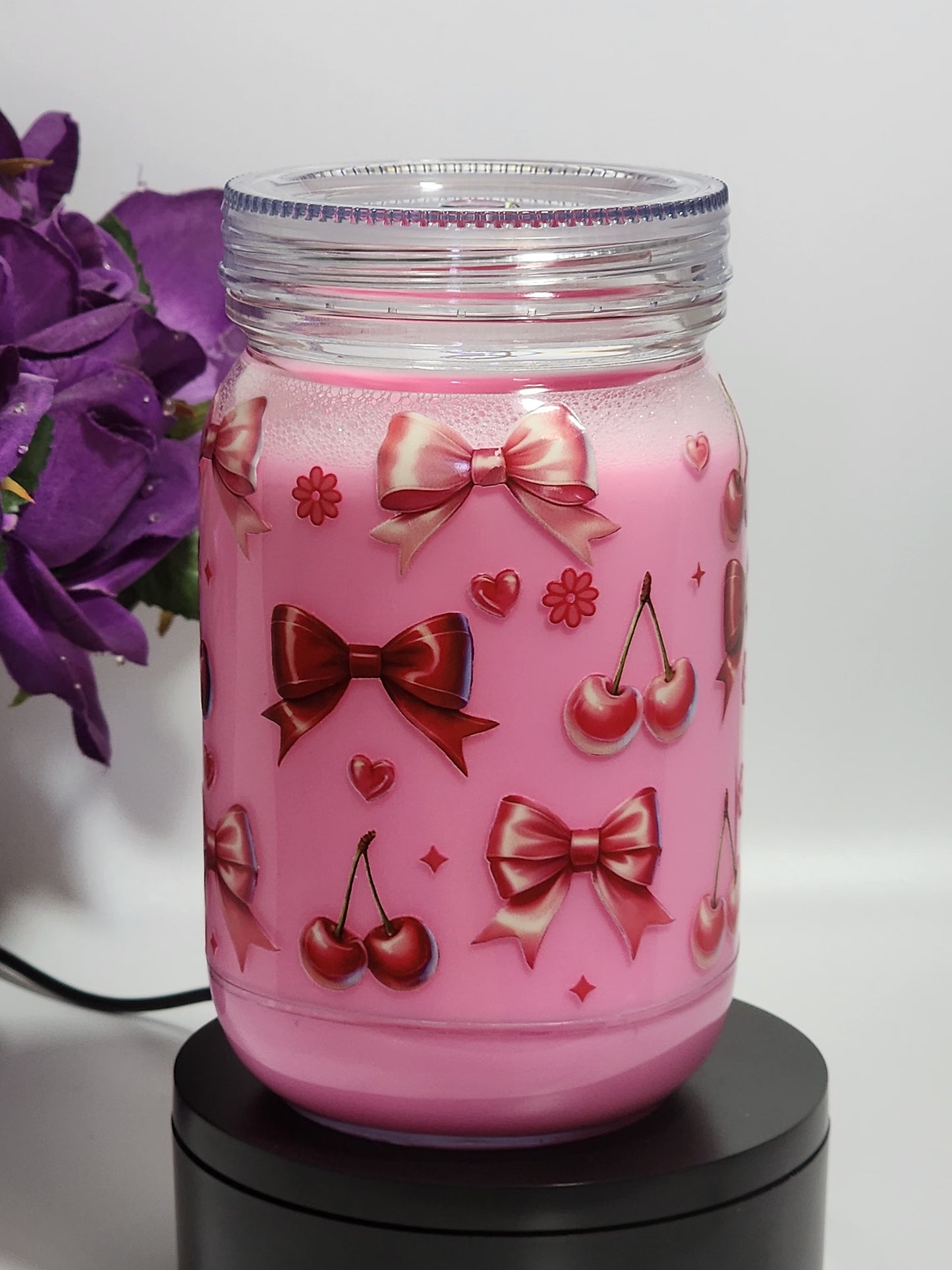 Strawberry Milk Mason Jar
