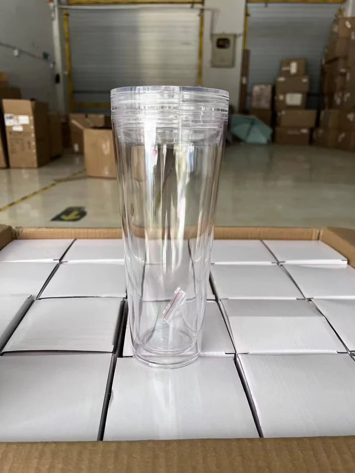 24 oz Acrylic Tapered Snowglobe