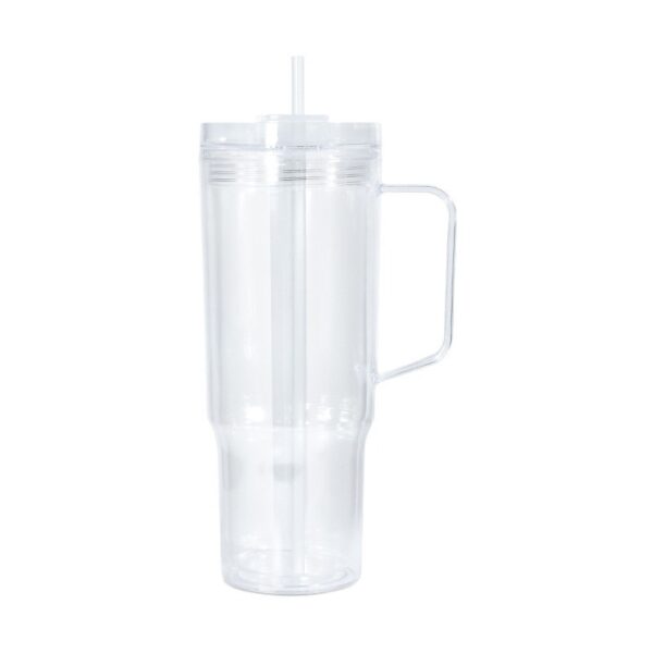 40 oz Acrylic Tumbler with Handle