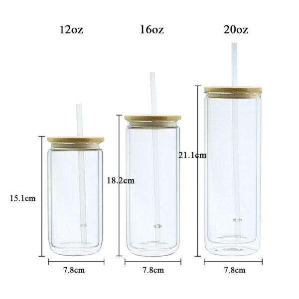 16 oz Glass Tumbler - Clear