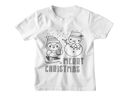 MERRY CHRISTMAS - Youth Color in T-shirt