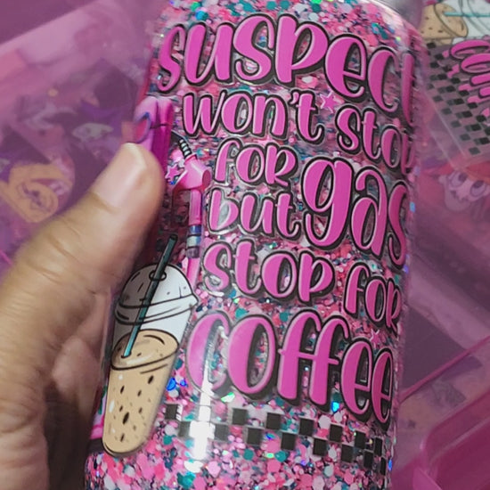 Video of suspect won't stop for gas 