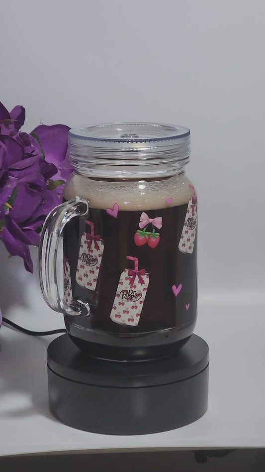 Dr. Pepper Mason Jar